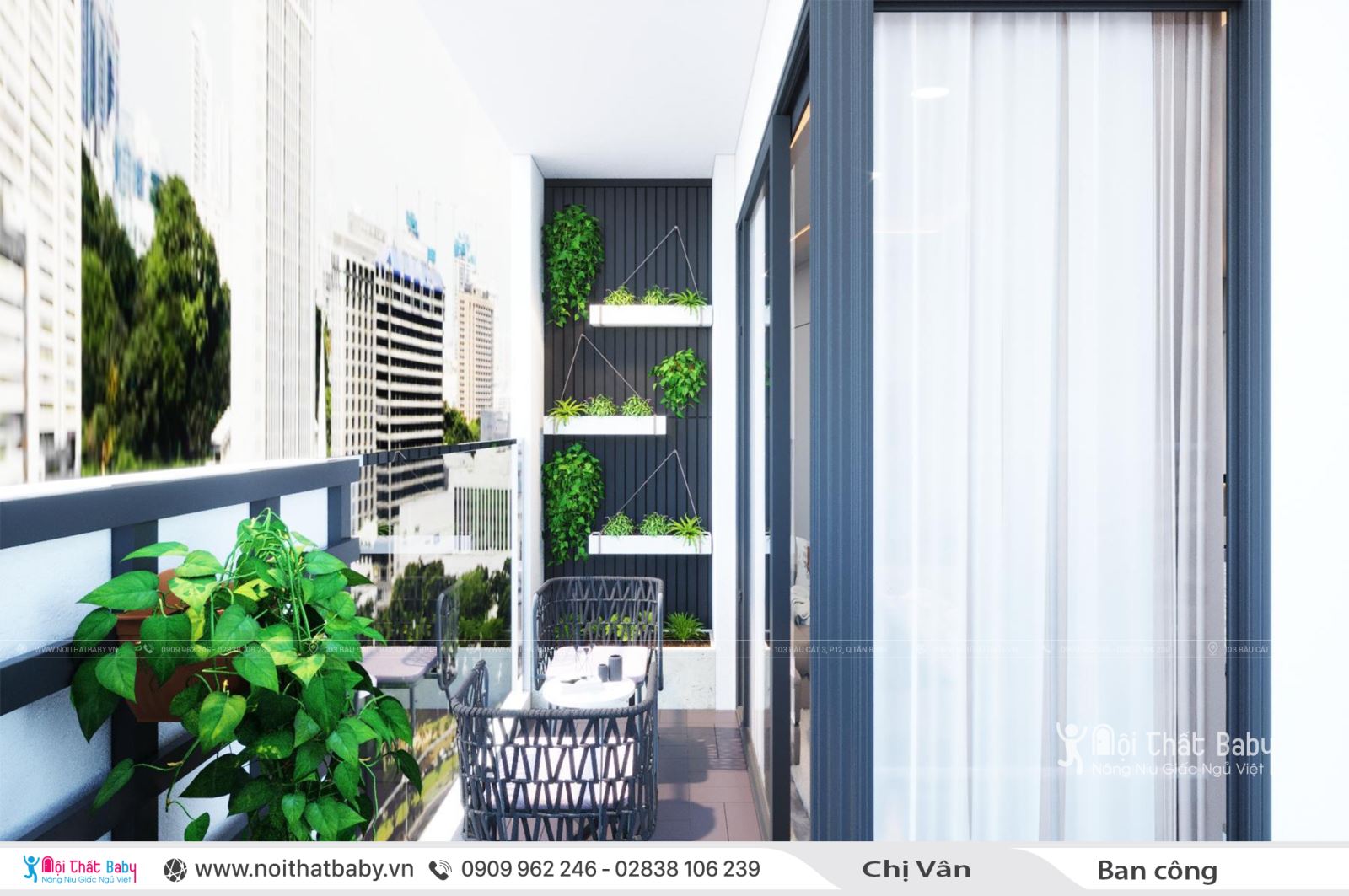 Thiết kế nội thất nguyên căn hiện đại tại Emerald Celadon City 106m2